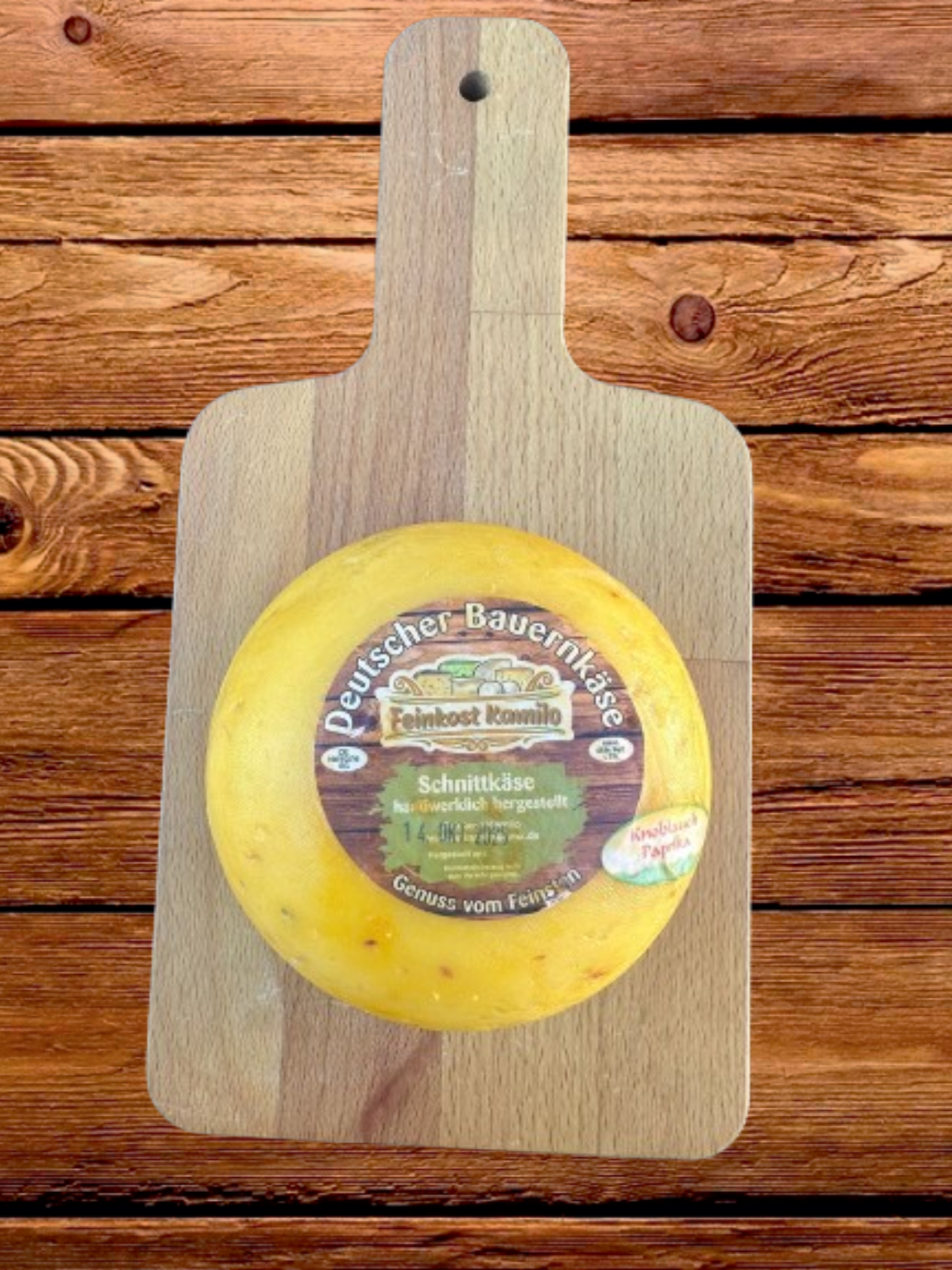 Schnittkäse Knoblauch Paprika