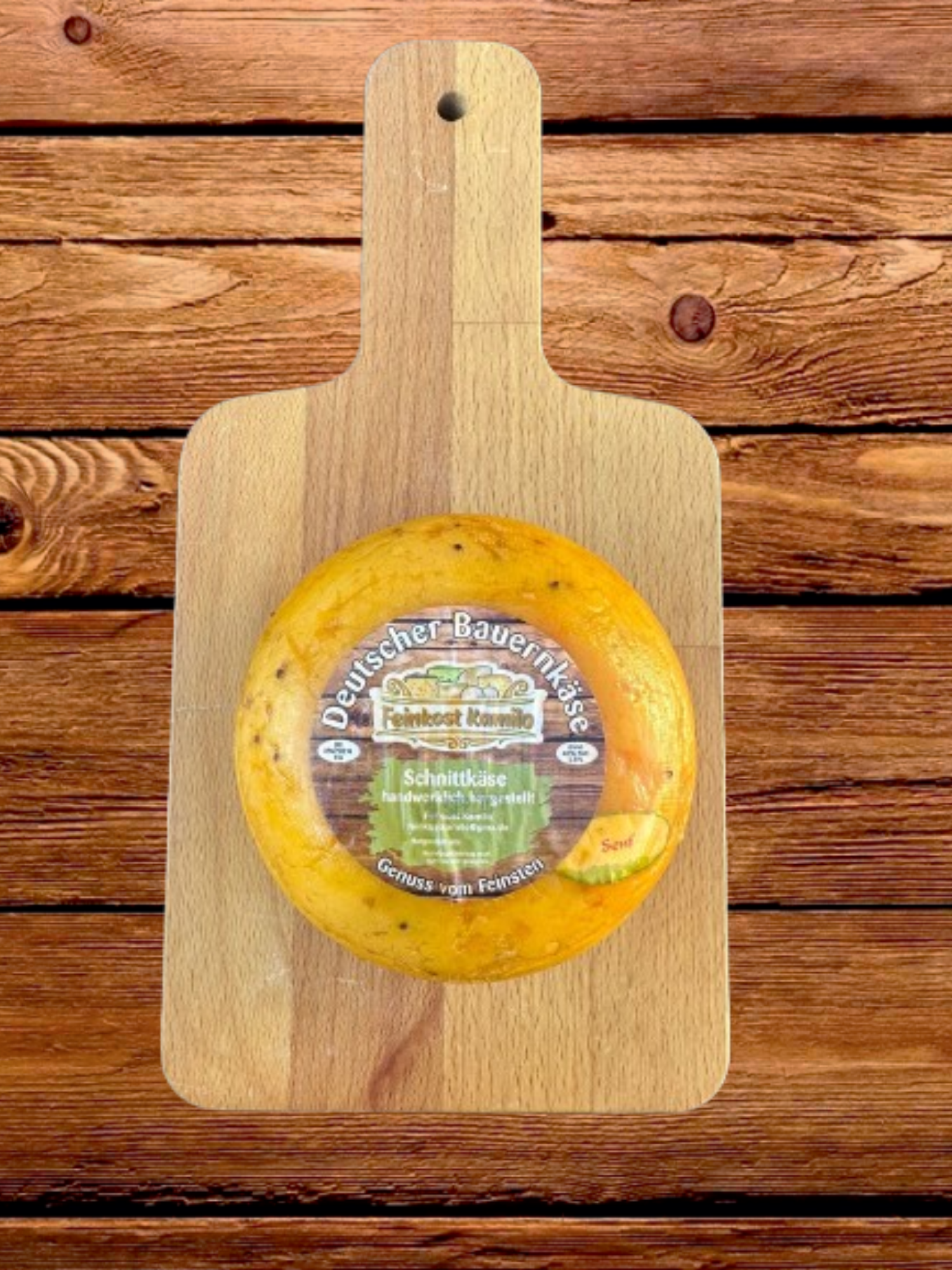 Schnittkäse mit Senf