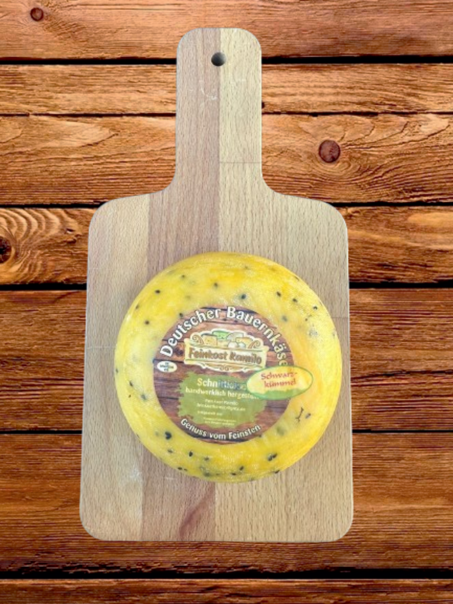 Schnittkäse mit Schwarzkümmel